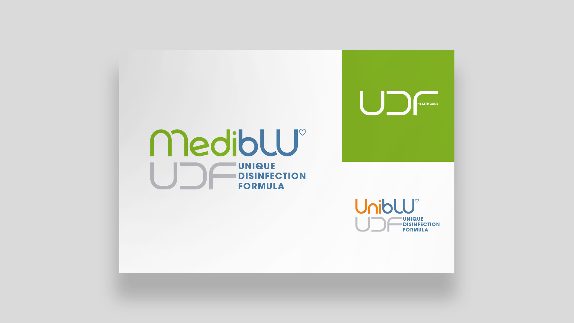 UDF Healthcare - Brand Identity MediBlu Branding