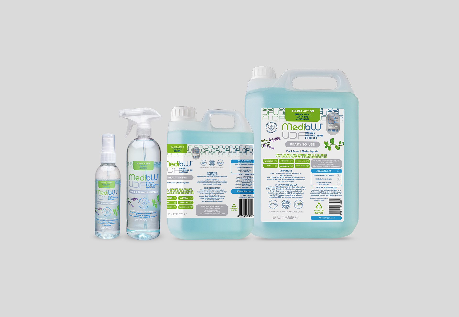 UDF Healthcare - MediBLU products