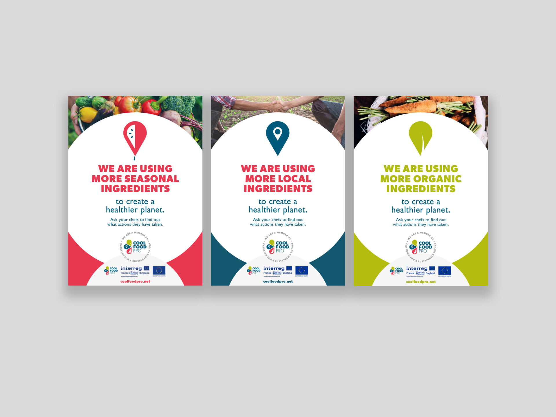 Pect - Advertising - Cool Food Pro Posters