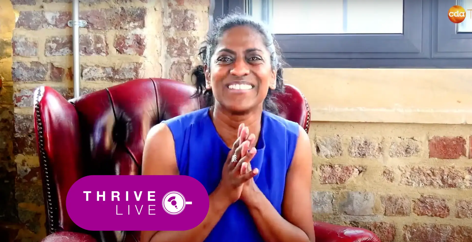 Thrive Live Logo screen