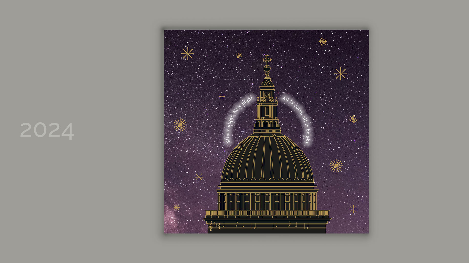 St Paul's Cathedral - Christmas Card 2024